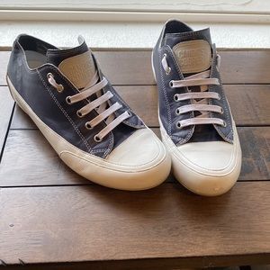 Candice Cooper, blue leather sneaker